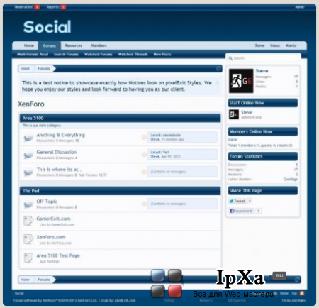 Social v1.4.0  XenForo
